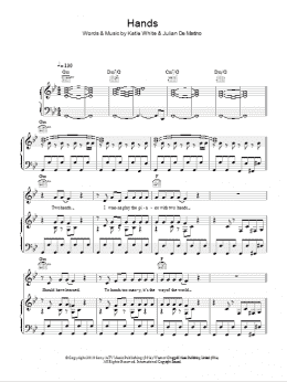 page one of Hands (Piano, Vocal & Guitar Chords)