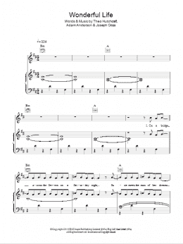 page one of Wonderful Life (Piano, Vocal & Guitar Chords)