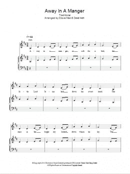 page one of Away In A Manger (Piano, Vocal & Guitar Chords)