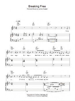 page one of Breaking Free (from High School Musical) (Piano, Vocal & Guitar Chords)