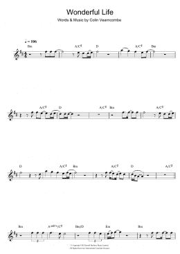 page one of Wonderful Life (Flute Solo)