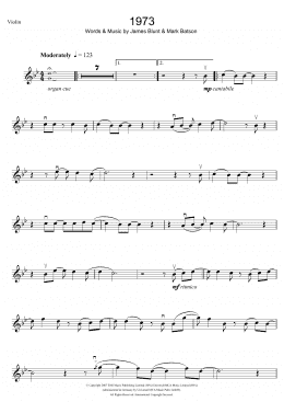 page one of 1973 (Violin Solo)