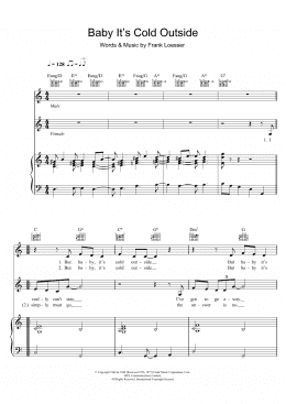 page one of Baby, It's Cold Outside (Piano & Vocal)