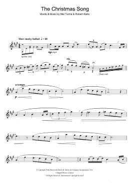 page one of The Christmas Song (Chestnuts Roasting On An Open Fire) (Alto Sax Solo)