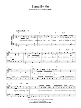 page one of Stand By Me (Easy Piano)