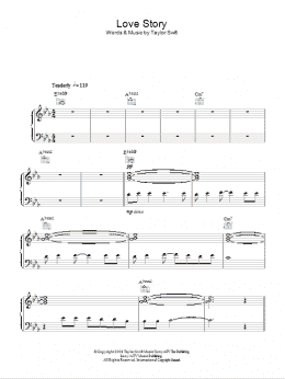 page one of Love Story (Easy Piano)