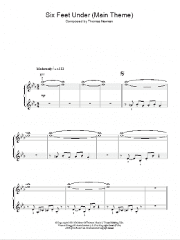 page one of Theme from Six Feet Under (Easy Piano)