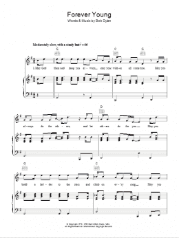 page one of Forever Young (Piano, Vocal & Guitar Chords)