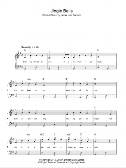 page one of Jingle Bells (Easy Piano)