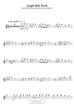 page one of Jingle Bell Rock (Flute Solo)