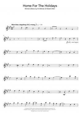 page one of (There's No Place Like) Home For The Holidays (Alto Sax Solo)