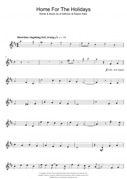 page one of (There's No Place Like) Home For The Holidays (Clarinet Solo)