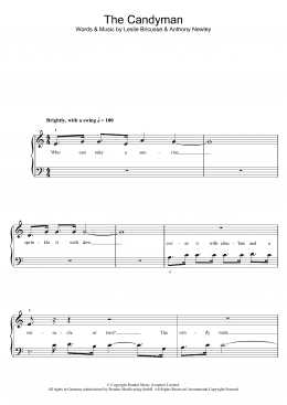 page one of The Candy Man (from Willy Wonka And The Chocolate Factory) (5-Finger Piano)