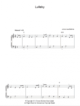 page one of Lullaby (Easy Piano)