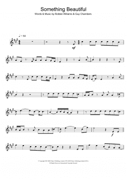 Something Beautiful (Alto Sax Solo) - Print Sheet Music Now