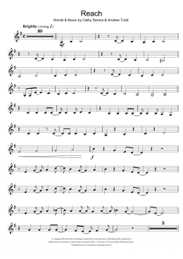 page one of Reach (Clarinet Solo)