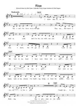 page one of Rise (Clarinet Solo)