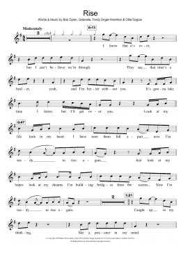 page one of Rise (Violin Solo)