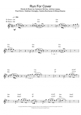 page one of Run For Cover (Alto Sax Solo)