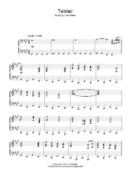 page one of Telstar (Piano Solo)