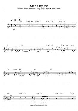 page one of Stand By Me (Clarinet Solo)