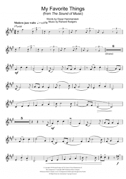 page one of My Favorite Things (from The Sound Of Music) (Trumpet Solo)