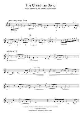 page one of The Christmas Song (Chestnuts Roasting On An Open Fire) (Violin Solo)