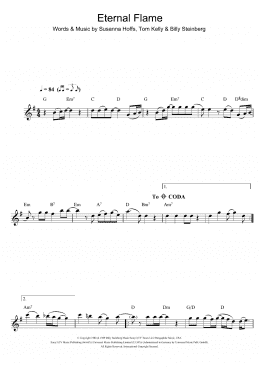 page one of Eternal Flame (Flute Solo)