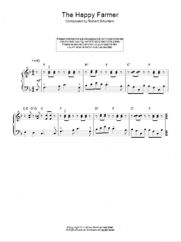 page one of The Happy Farmer (Easy Piano)