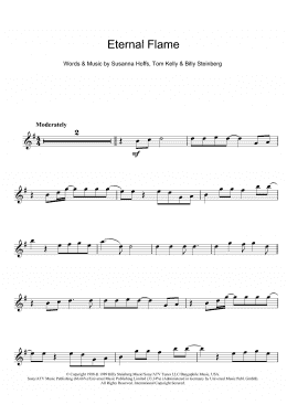 page one of Eternal Flame (Flute Solo)