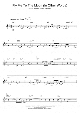 page one of Fly Me To The Moon (In Other Words) (Clarinet Solo)