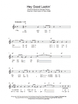 page one of Hey, Good Lookin' (Lead Sheet / Fake Book)