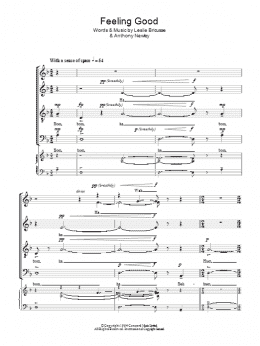 page one of Feeling Good (SATB Choir)