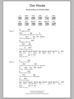 page one of Our House (Guitar Chords/Lyrics)