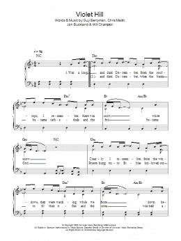 page one of Violet Hill (Easy Piano)