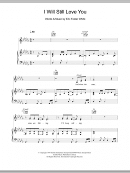 page one of I Will Still Love You (Piano, Vocal & Guitar Chords)