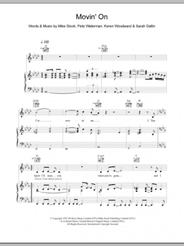 page one of Movin' On (Piano, Vocal & Guitar Chords)