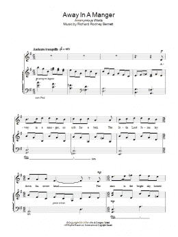 page one of Away In A Manger (Piano, Vocal & Guitar Chords)