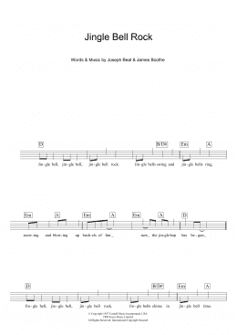 page one of Jingle Bell Rock (Lead Sheet / Fake Book)