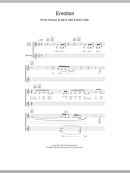 page one of Emotion (Lead Sheet / Fake Book)