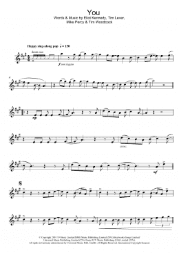 page one of You (Alto Sax Solo)