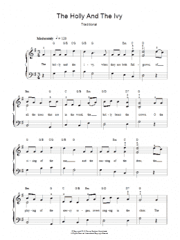 page one of The Holly And The Ivy (Easy Piano)