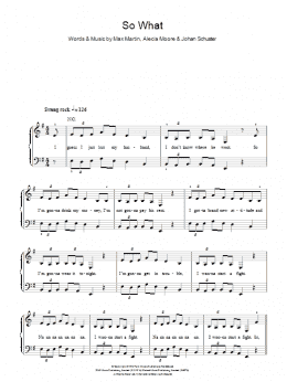 page one of So What (Easy Piano)