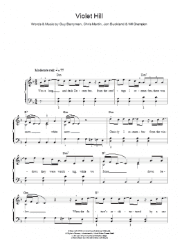 page one of Violet Hill (Easy Piano)