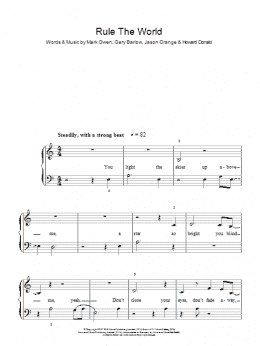 page one of Rule The World (Easy Piano)