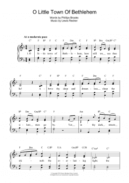 page one of O Little Town Of Bethlehem (Piano & Vocal)