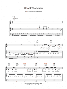 page one of Shoot The Moon (Piano, Vocal & Guitar Chords)