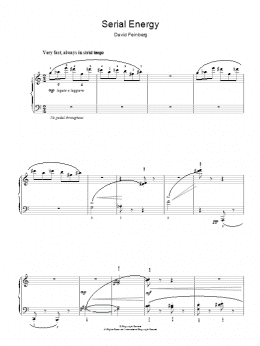 page one of Serial Energy (Piano Solo)