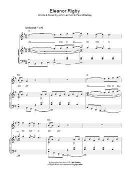 page one of Eleanor Rigby (Piano, Vocal & Guitar Chords)