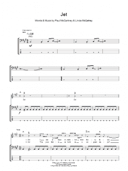 page one of Jet (Bass Guitar Tab)